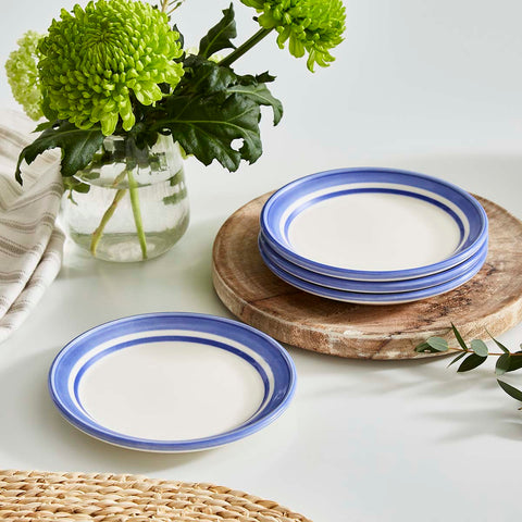Portmeirion Home - Potter's Stripe Blue - Bread Plate