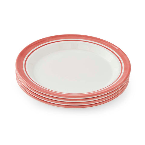 Portmeirion Home - Potter's Stripe Red - Plate 25cm / 10"