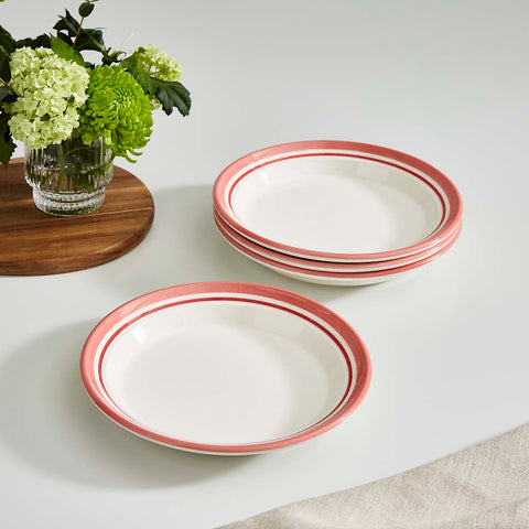 Portmeirion Home - Potter's Stripe Red - Plate 20cm / 8"