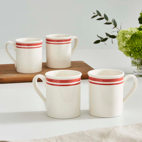 Portmeirion Home - Potter's Stripe Red - Mug
