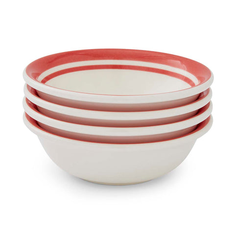 Portmeirion Home - Potter's Stripe Red - Bowl 13cm / 5"