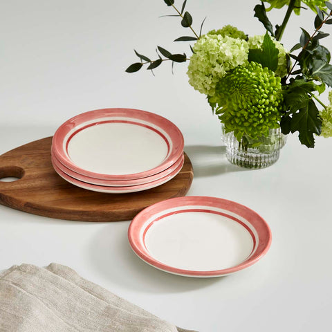 Portmeirion Home - Potter's Stripe Red - Bread Plate