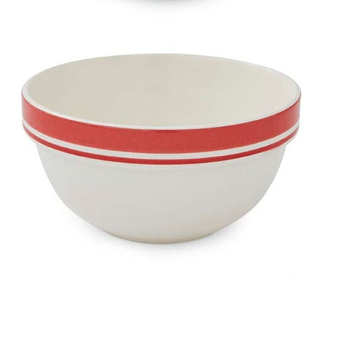 Portmeirion Home - Potter's Stripe Red - Stacking Bowl 18cm / 7"