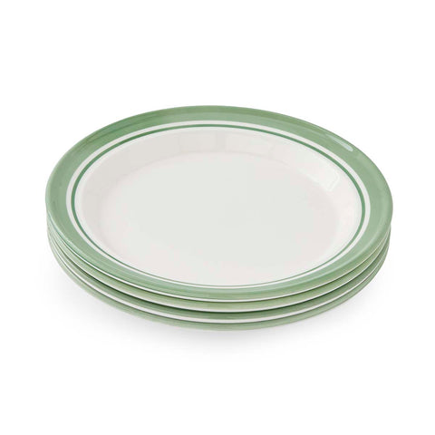 Portmeirion Home - Potter's Stripe Green - Plate 25cm / 10"