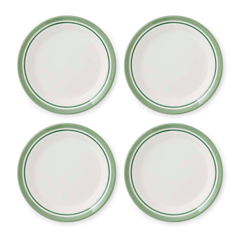Portmeirion Home - Potter's Stripe Green - Plate 20cm / 8"