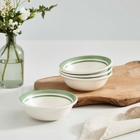 Portmeirion Home - Potter's Stripe Green - Bowl 13cm / 5"
