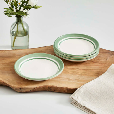 Portmeirion Home - Potter's Stripe Green - Bread Plate