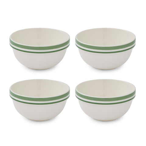 Portmeirion Home - Potter's Stripe Green - Stacking Bowl 12.5cm / 5"