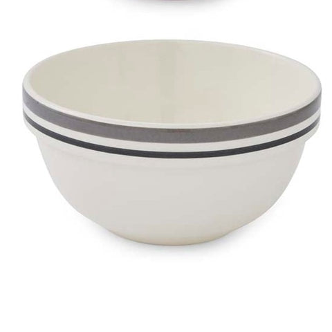 Portmeirion Home - Potter's Stripe Grey - Stacking Bowl 14cm / 5.5"