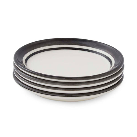 Portmeirion Home - Potter's Stripe Black - Bread Plate