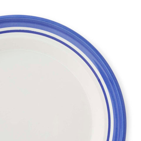 Portmeirion Home - Potter's Stripe Blue - Plate 25cm / 10"