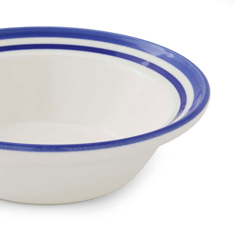 Portmeirion Home - Potter's Stripe Blue - Oatmeal / Cereal Bowl