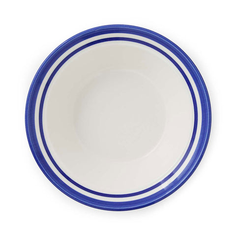 Portmeirion Home - Potter's Stripe Blue - Oatmeal / Cereal Bowl
