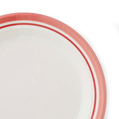 Portmeirion Home - Potter's Stripe Red - Plate 20cm / 8"