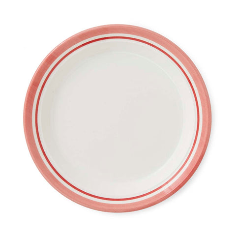 Portmeirion Home - Potter's Stripe Red - Plate 20cm / 8"