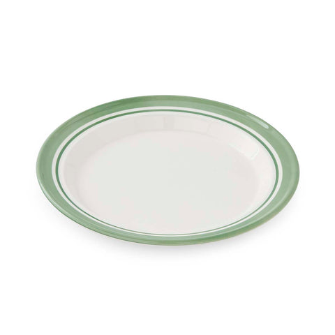 Portmeirion Home - Potter's Stripe Green - Plate 25cm / 10"