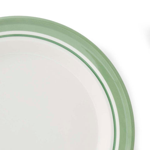 Portmeirion Home - Potter's Stripe Green - Plate 25cm / 10"