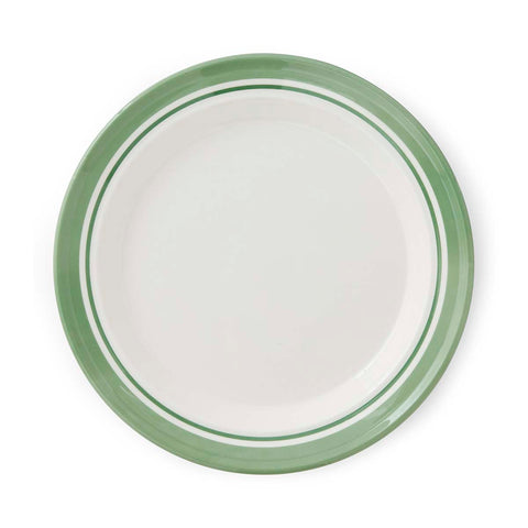 Portmeirion Home - Potter's Stripe Green - Plate 25cm / 10"