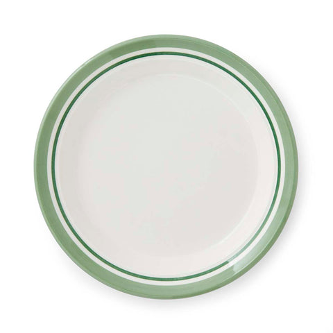 Portmeirion Home - Potter's Stripe Green - Plate 20cm / 8"