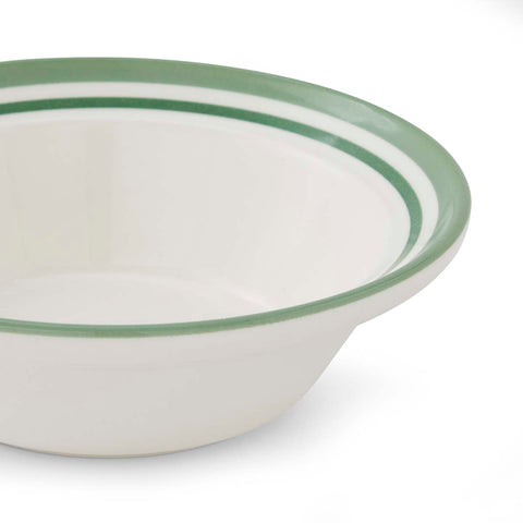 Portmeirion Home - Potter's Stripe Green - Oatmeal / Cereal Bowl