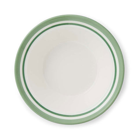 Portmeirion Home - Potter's Stripe Green - Oatmeal / Cereal Bowl