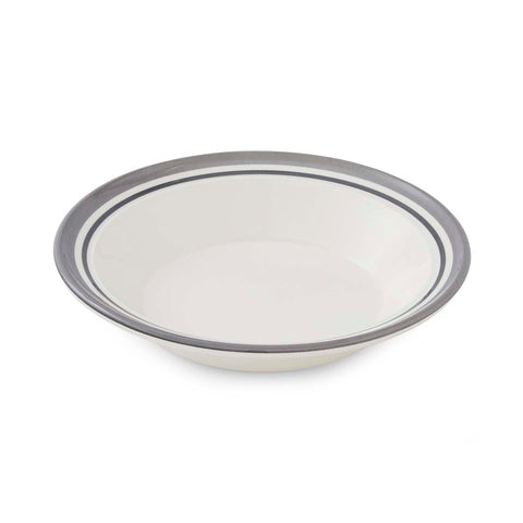 Portmeirion Home - Potter's Stripe Grey - Soup Plate