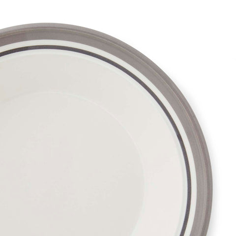 Portmeirion Home - Potter's Stripe Grey - Soup Plate