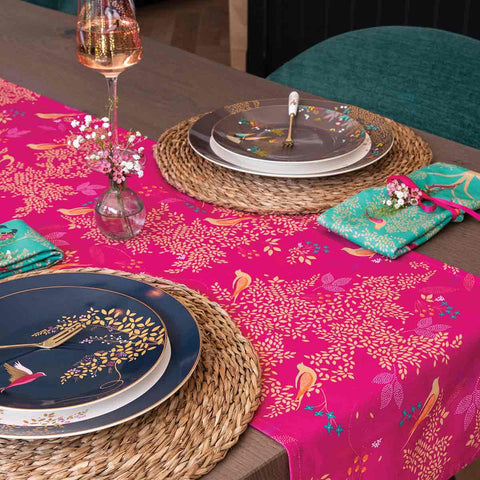 NEW - Sara Miller - Chelsea - Table Runner - Pink