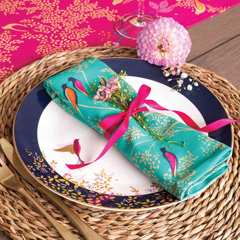 NEW - Sara Miller - Chelsea - Set of 2 Napkins - Green