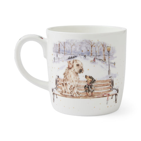NEW - Wrendale - Christmas - Annual Large Bone China Mug - Winter Walks 2025