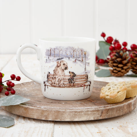 NEW - Wrendale - Christmas - Annual Large Bone China Mug - Winter Walks 2025