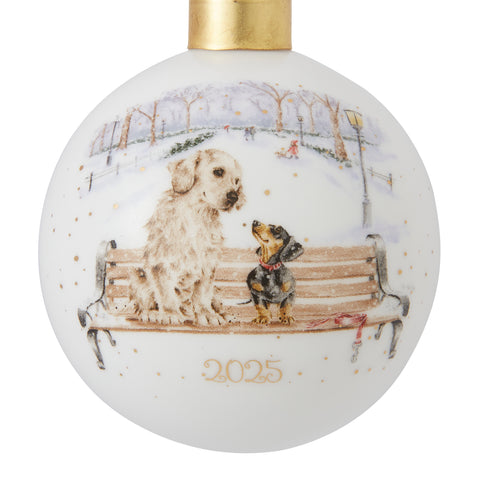 NEW - Wrendale - Christmas - Bauble Decoration - Annual 2025 Winter Walks