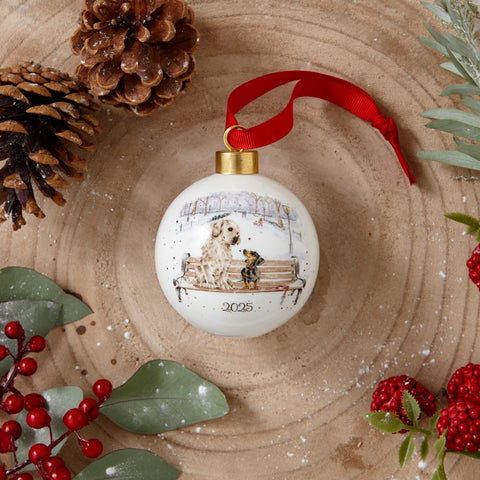 NEW - Wrendale - Christmas - Bauble Decoration - Annual 2025 Winter Walks