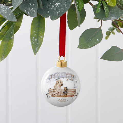 NEW - Wrendale - Christmas - Bauble Decoration - Annual 2025 Winter Walks