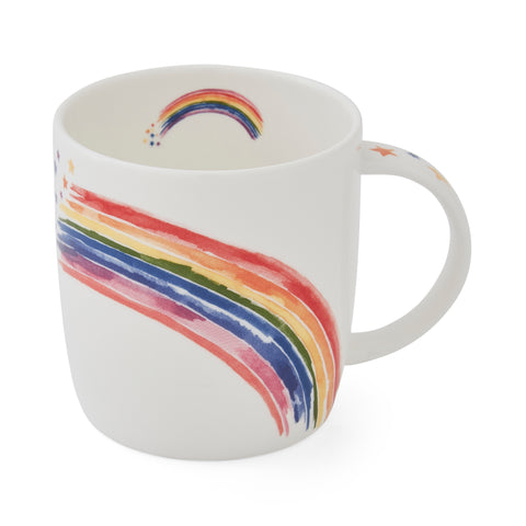 NEW - Portmeirion - Mug Meirion - Bone China Mug - Over The Rainbow