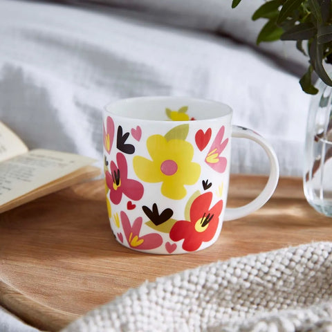 NEW - Portmeirion - Mug Meirion - Bone China Mug - Daisy Days