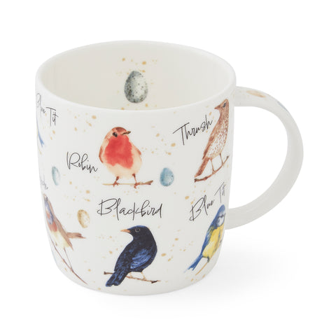 NEW - Portmeirion - Mug Meirion - Bone China Mug - Hello Birdy