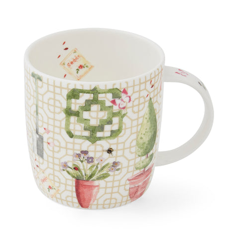 NEW - Portmeirion - Mug Meirion - Bone China Mug - Green Thumbs
