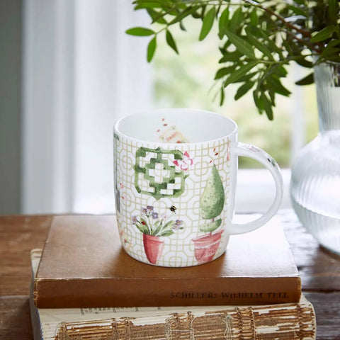NEW - Portmeirion - Mug Meirion - Bone China Mug - Green Thumbs