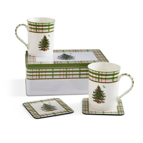 NEW - Spode Christmas Tree - 5 Piece Tin Set  - Annual 2025