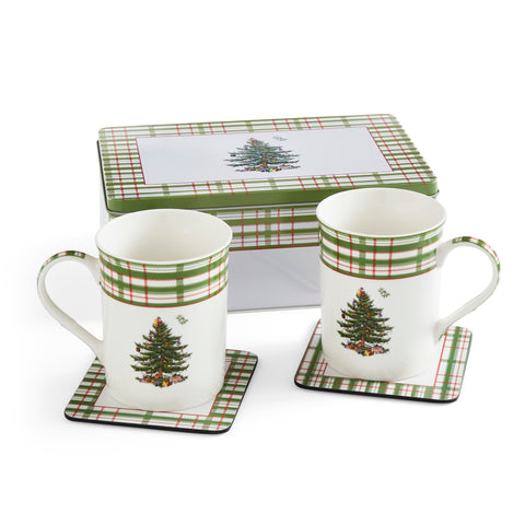 NEW - Spode Christmas Tree - 5 Piece Tin Set  - Annual 2025