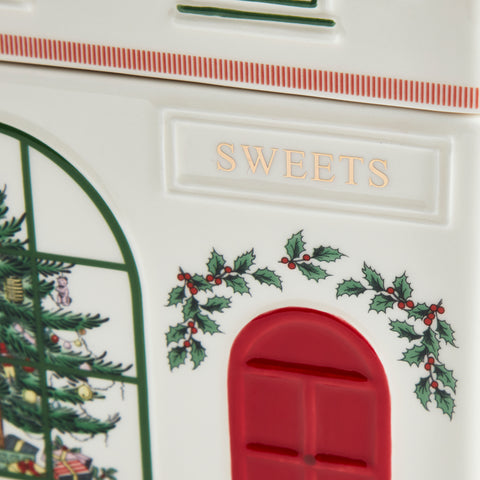 NEW - Spode Christmas Tree - Xmas Village - Stacking Canister