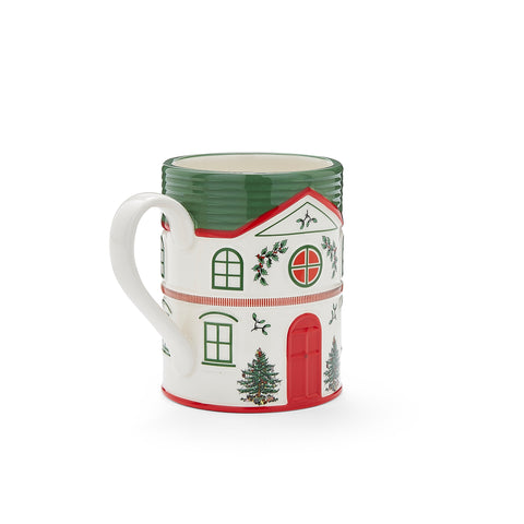 NEW - Spode Christmas Tree - Xmas Village - Mug Green