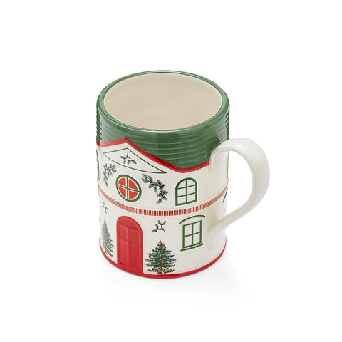 NEW - Spode Christmas Tree - Xmas Village - Mug Green