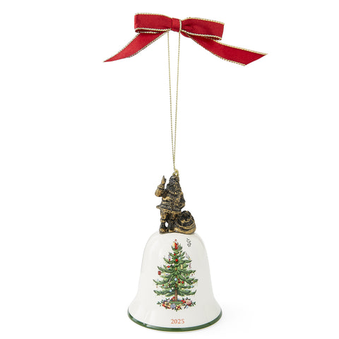 NEW - Spode Christmas Tree - Decoration - Santa Annual Bell 2025