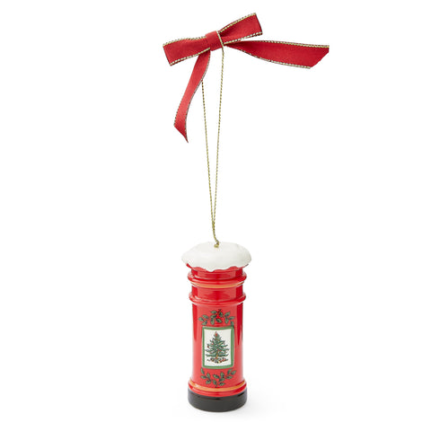 NEW - Spode Christmas Tree - Decoration - Red Post Box
