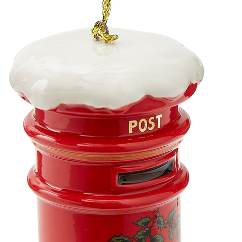 NEW - Spode Christmas Tree - Decoration - Red Post Box