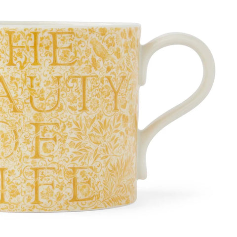 NEW - Morris & Co - Set of Two Mugs - Beauty Of Life