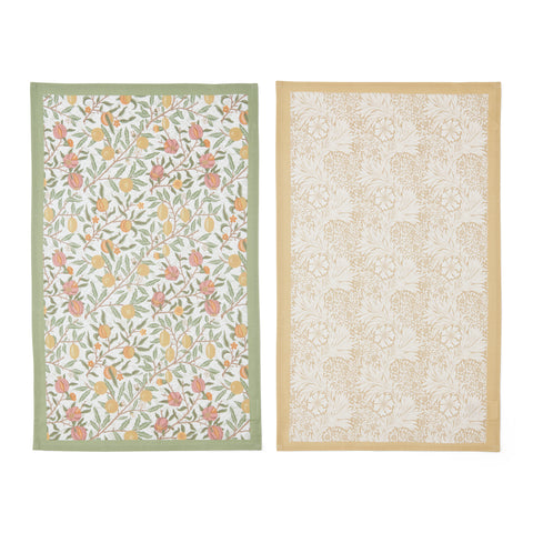 Morris & Co - Set of 2 Tea Towels - Fruits & Marigold
