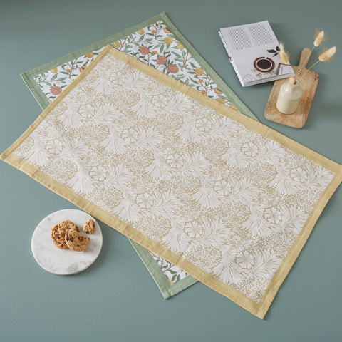 Morris & Co - Set of 2 Tea Towels - Fruits & Marigold